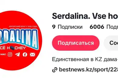 Блог Serdalina.vse hockey читают уже свыше 6 тыс подписчиков