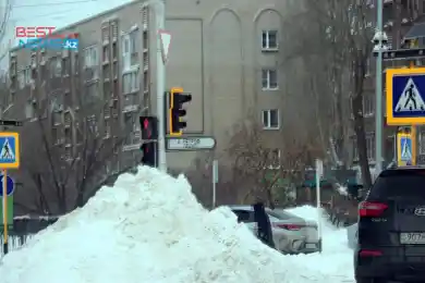 Кругом сугробы: в Нур-Султане за сутки выпало больше месячной нормы