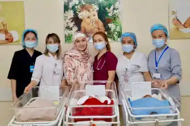 Жительница Астаны после родов стала многодетной матерью