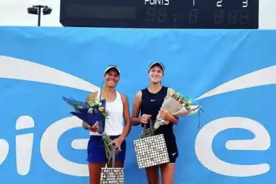 Анна Данилина выиграла рубежный титул в парном разряде