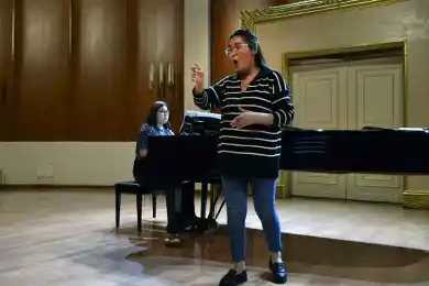 Учащиеся Международной оперной академии Astana Opera готовятся к престижному конкурсу