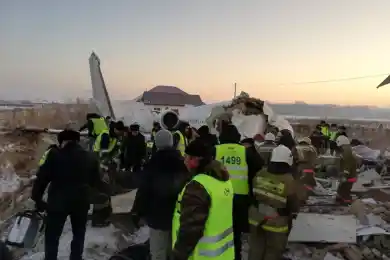 Скляр: у упавшего в Алматы самолета противообледенительной жидкостью был обработан только стабилизатор