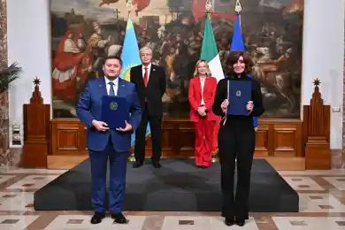 Какие документы были подписаны по итогам итальянско-казахстанских переговоров