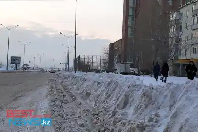 Теперь рейтинг акима столицы Казахстана впору замерять по высоте сугробов