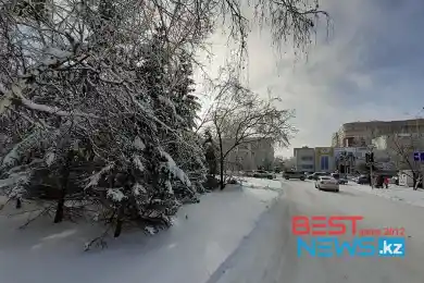 Нур-Султан после шторма превратился в зимнюю сказку 