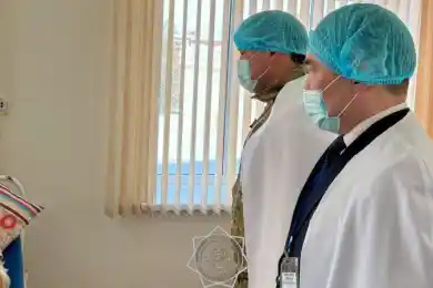 Глава МЧС посетил пострадавших на пожаре в Щучинске