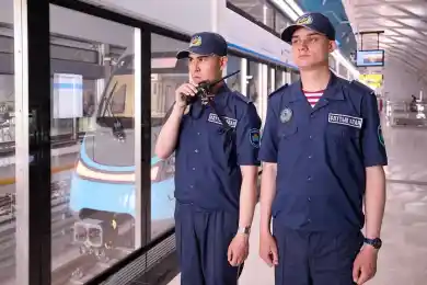 Военнослужащие Нацгарвадии взяли под охрану LRT в Астане