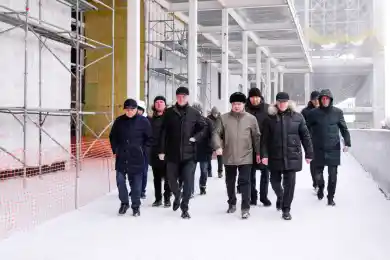 Роман Скляр проверил строительство объектов для Всемирных игр кочевников