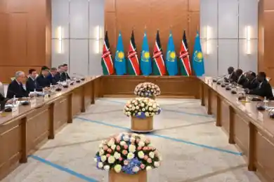 Президенты Казахстана и Кении провели переговоры в расширенном составе