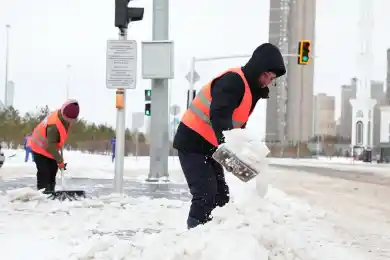 Метель и снег: погода в Астане на 17 апреля