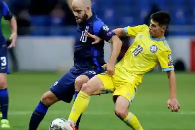 Сборная Казахстана без сопротивления уступила Финляндии в отборе на ЧМ2022