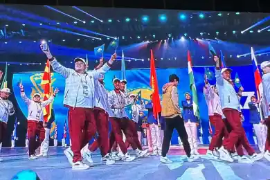 Сборная Казахстана сорвала овации на церемонии открытия Всемирных игр кочевников