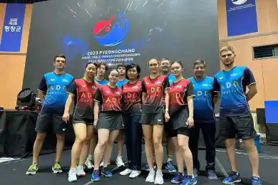 Казахстан квалифицировался на командный ЧМ по настольному теннису