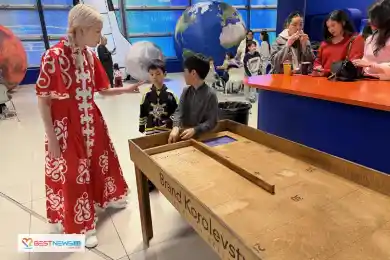 Как развлекали болельщиков на "Барыс Арене" 