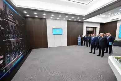 Глава государства ознакомился с ходом развития города Алатау