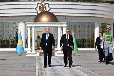 Президент Казахстана прибыл в Туркменистан