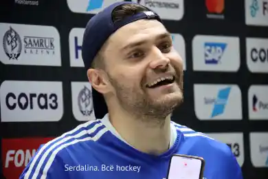 Нападающий "Барыса" Кирилл Савицкий передал подписчикам Bestnews.kz видео-привет