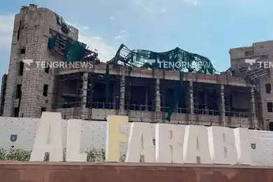 Во Дворце студентов Алматы обрушилась крыша: в КазНУ сделали заявление