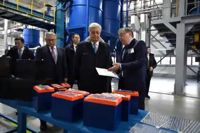 Президент Казахстана посетил несколько объектов в области Жетысу