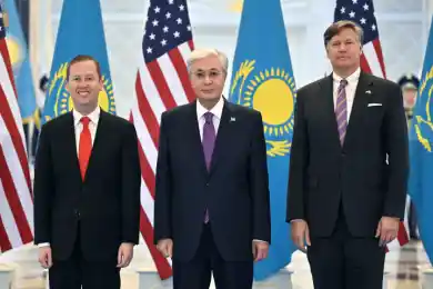 Глава государства принял представителей Президента США