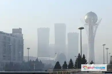 В Астане снова удушливый смог