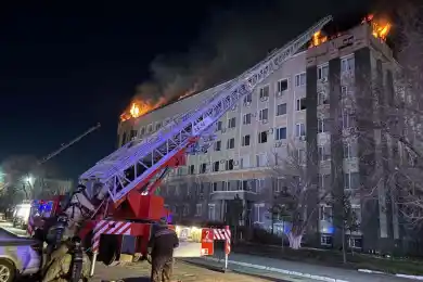 Пожар в акимате Актюбинской области локализован 