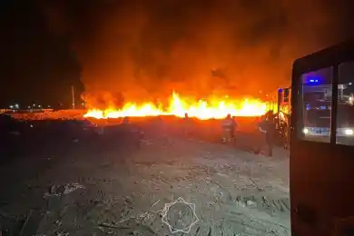 Пожар на полигоне в Астане локализован