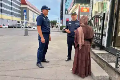 Полиция начала работу с астанчанками в никабах