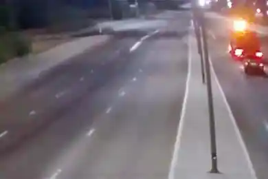 В Нур-Султане пьяный водитель врезался в КамАЗ - видео