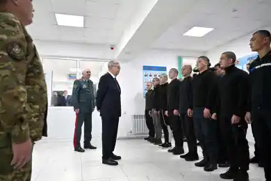 Верховный главнокомандующий Вооруженными силами – Президент Казахстана напутствовал призывников