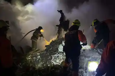 В селе Майбалык продолжаются поиски ребенка после пожара