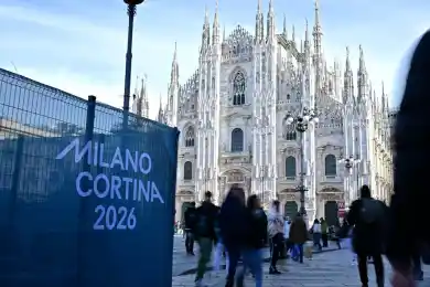 В олимпийском Милане  нет снега на улицах