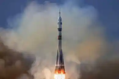 C «Байконура» стартовал корабль с белоруской, американской и россиянином