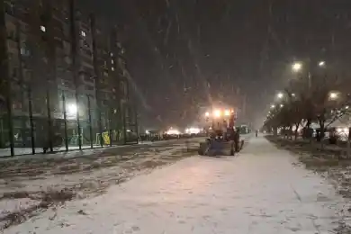  Астану от первого снега очищают 2000 тысячи уборочных машин