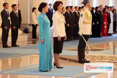 Первая леди Вьетнама выбрала национальный дресс-код для визита в Казахстан 