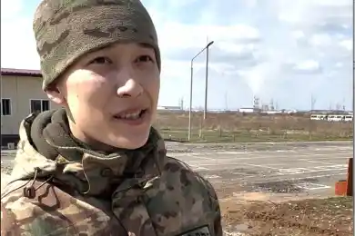 Как главред Bestnews.kz Жанар Сердалина готовилась к параду вместе с военнослужащими Нацгвардии РК - часть 4, финал