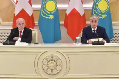 Прямые авиарейсы, инвестиции, проекты: что президенты Казахстана и Швейцарии рассказали журналистам 