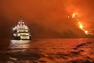 Пожар на острове Гидра: граждане Казахстана не задерживались полицией