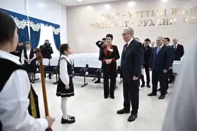 Глава государства ознакомился с социальными объектами Каратальского района