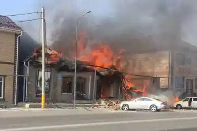 Пожар в оружейном магазине Костаная - один человек погиб, директор получил ожоги