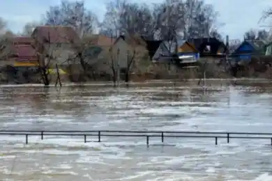 МВД РК: Водохранилище в Петропавловске переполнено на 114 процентов