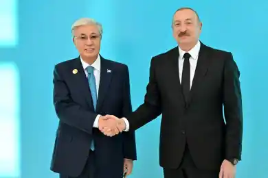 Президенты Казахстана и Азербайджана встретились перед саммитом Организации тюркских государств