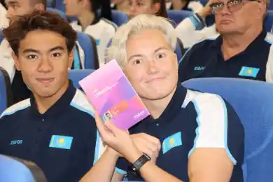 Министр туризма и спорта Маржикпаев пожелал удачи сборной на Азиаде