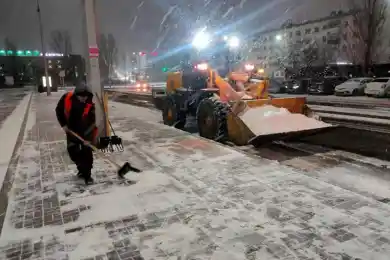 Коммунальщики Астаны перешли на усиленный вариант работы