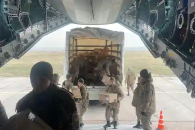 Казахстан направил гуманитарный груз Афганистану