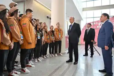 Президент Казахстана ознакомился с подготовкой к V Всемирным играм кочевников