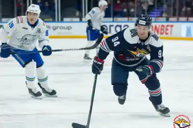 Металлург сравнял счет в матче с Барысом