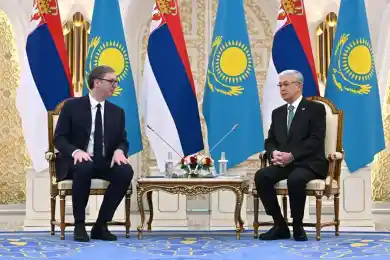 В Акорде прошли переговоры президентов Казахстана и Сербии