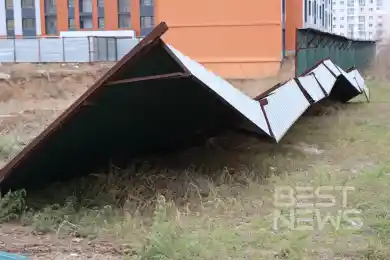 Как выглядит Астана после ночного урагана 