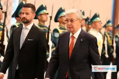 В Астане начались переговоры Президентов Казахстана и Черногории